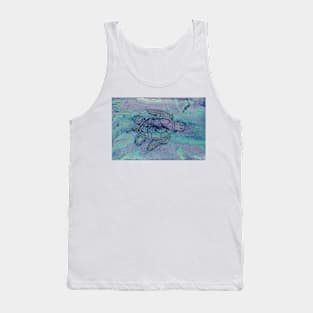 Turquoise turtle Tank Top